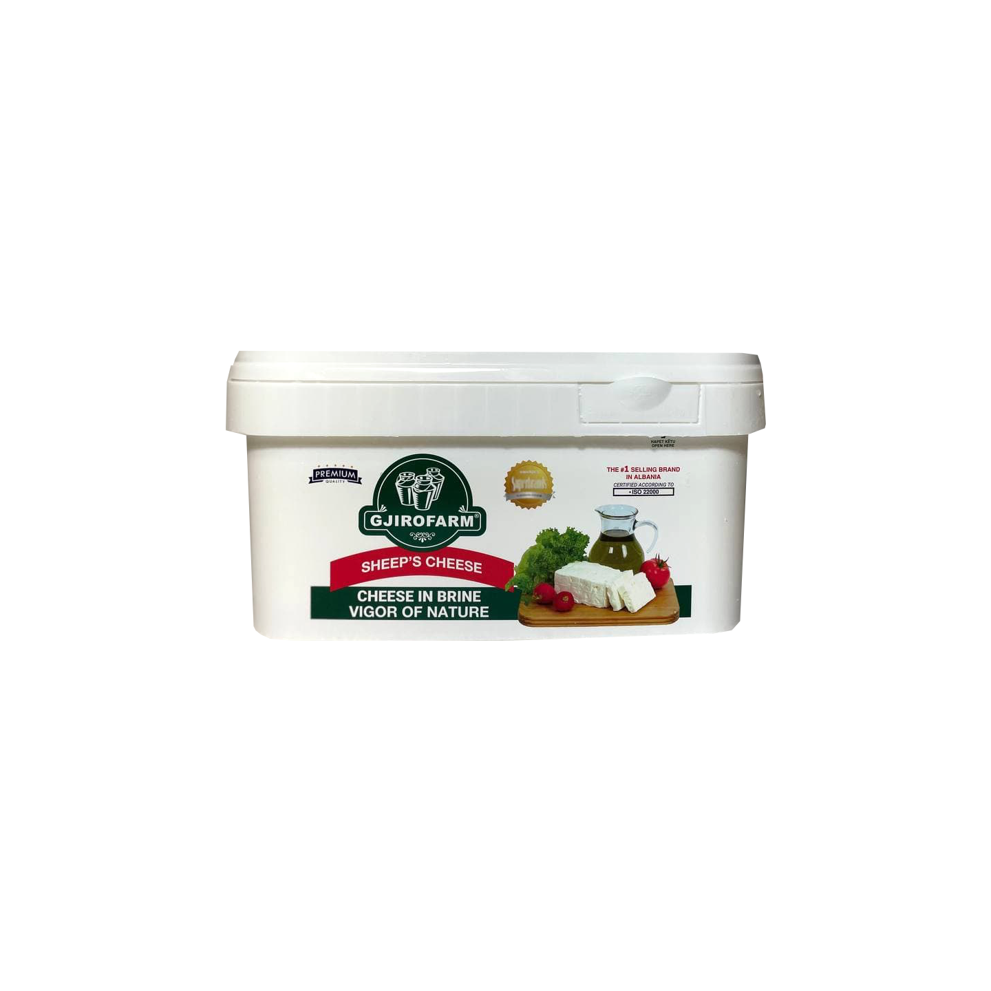 GJIROFARM SHEEP FETA CHEESE 2KG ALB USA INC