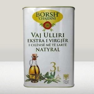 BORSHI – EXTRA VIRGIN OLIVE OIL (3 L / 6.6 LB)