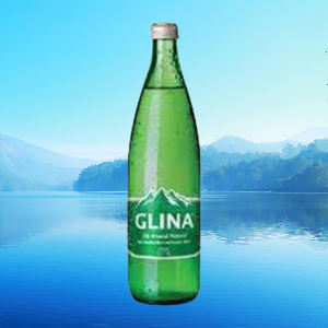 GLINA SPARKLING WATER – GLASS (0.75 L / 1.65 LB)