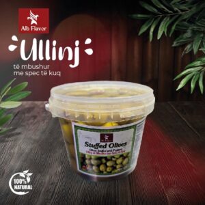 GREEN OLIVES STUFFED WITH PEPPERS 700gr