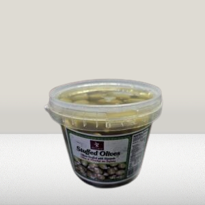 GREEN OLIVES STUFFED WITH ALMOND (700 GR / 1.54 LB)