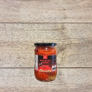 PICKLED RED PEPPERS – SMALL (580 GR / 1.2 LB)